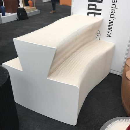 Double Sided Convex Display- White