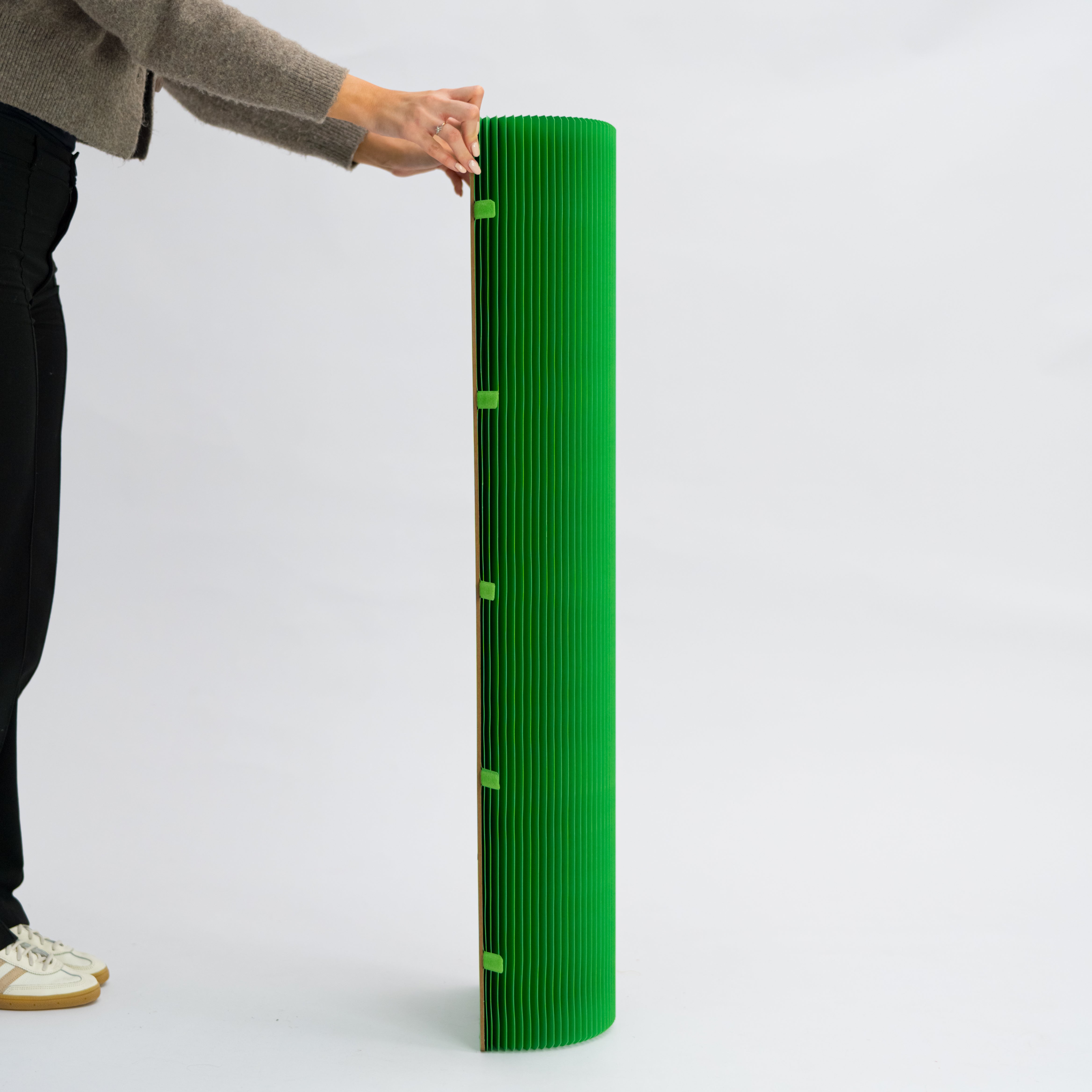Pillar Display Table - Green