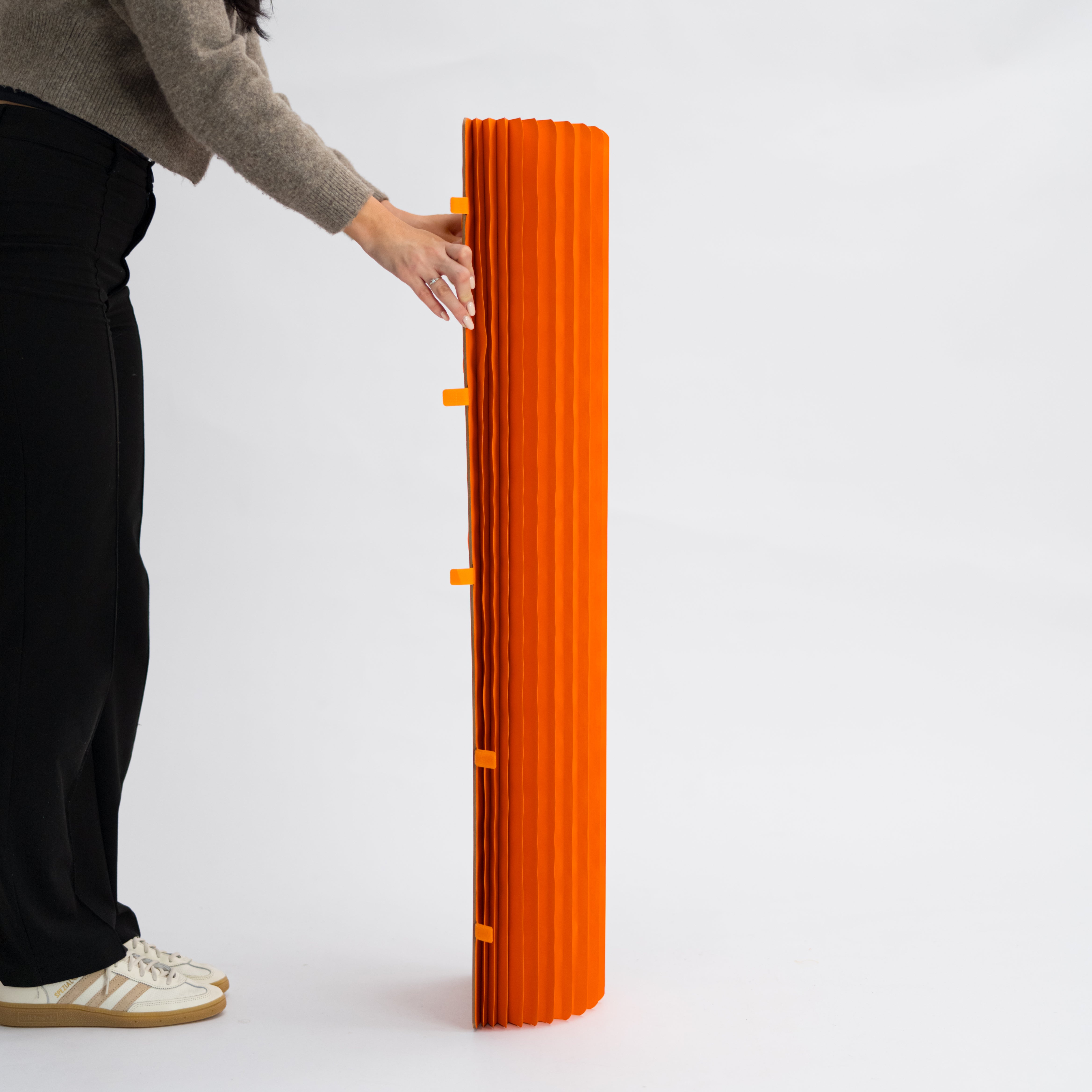 Pillar Display Table - Orange