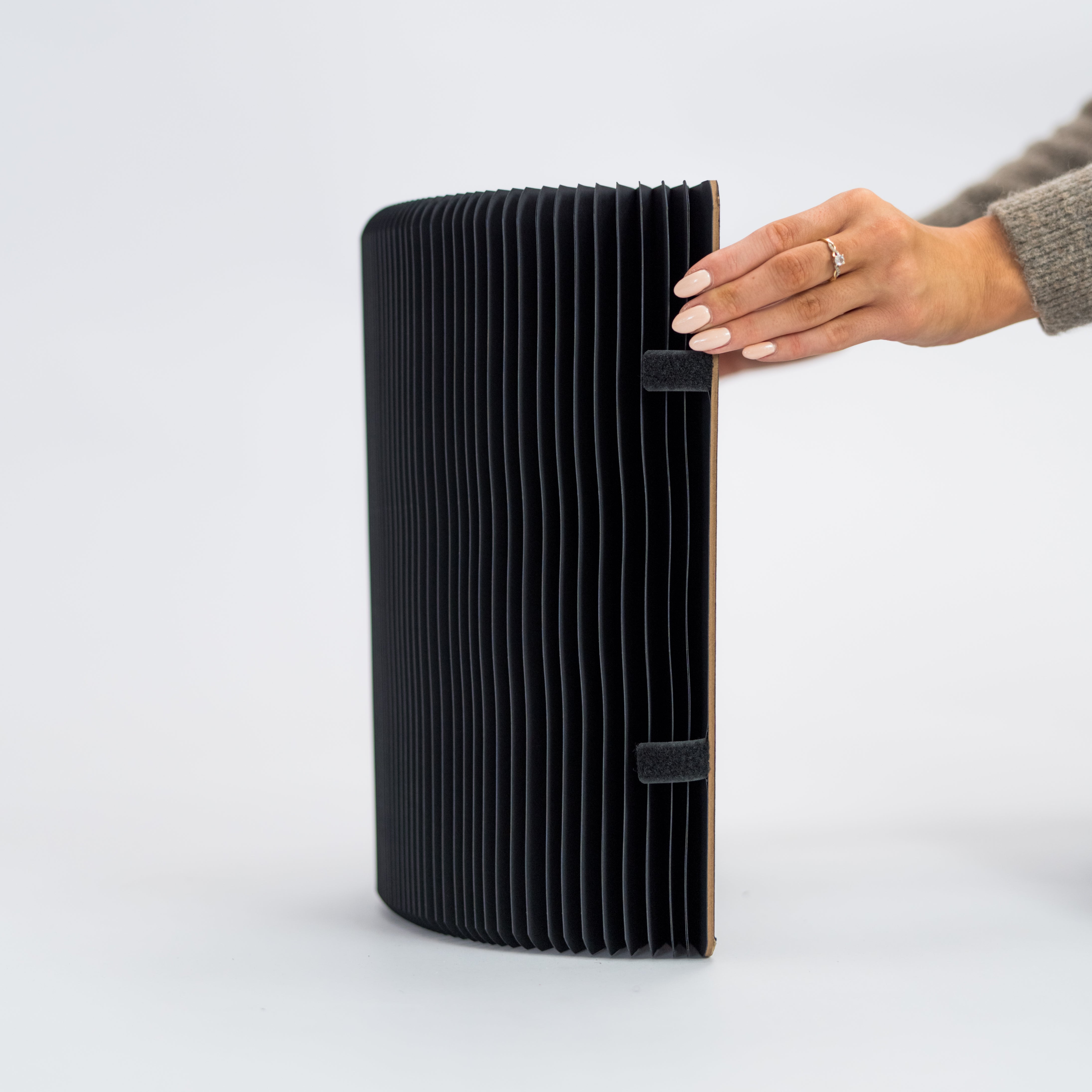 Concertina Paper Stool - Black