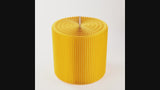 Concertina Paper Stool - Yellow