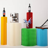 Pillar Display Table - Orange - Paper Lounge