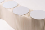 Foldable Paper Bench - White