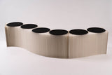 Foldable Paper Bench - White