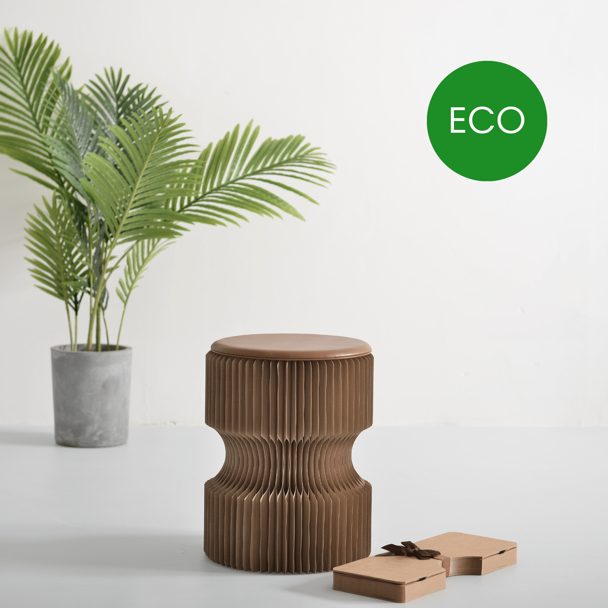 Eco-friendly furniture from recycled materials, combining style and sustainability.