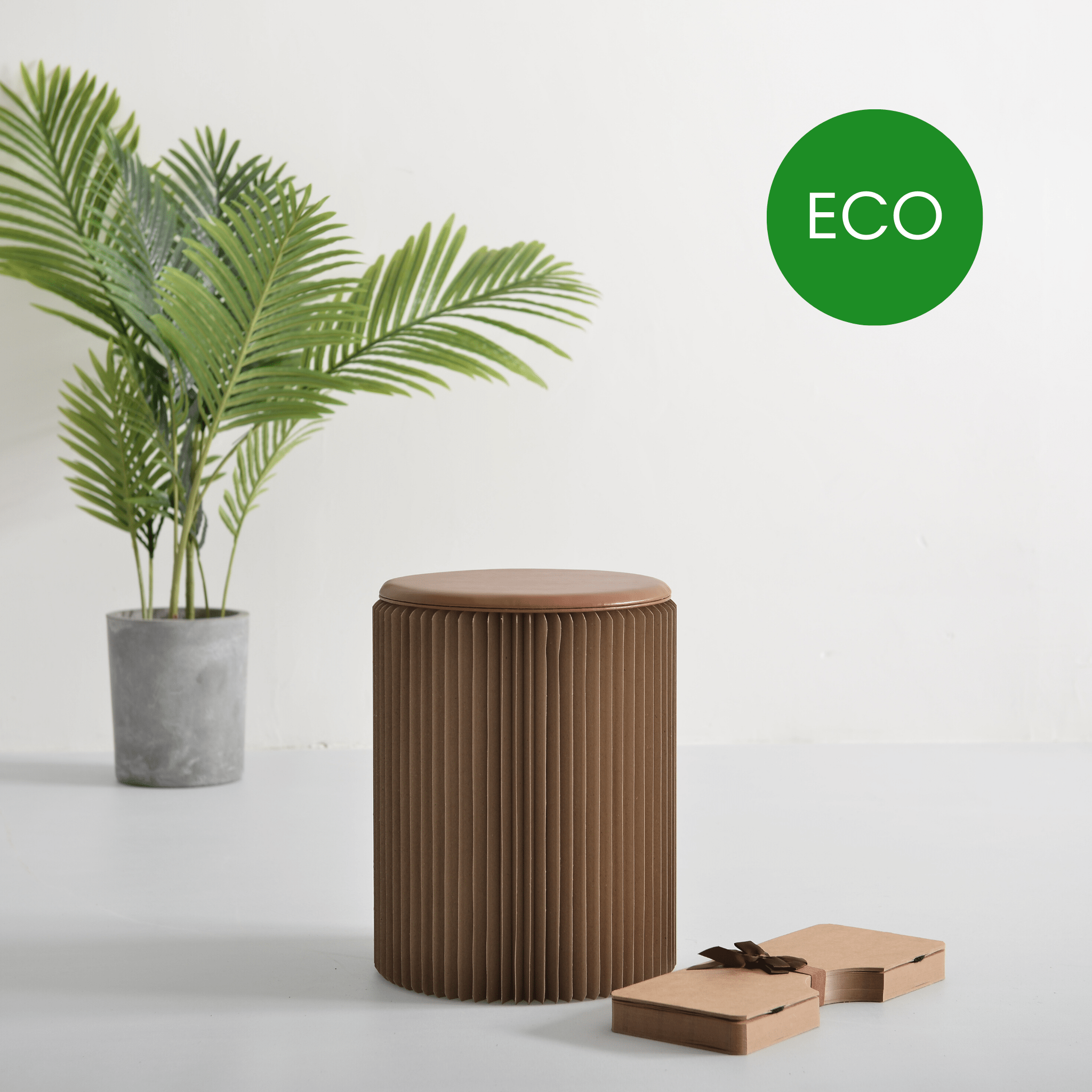 Sustainable paper furniture, made in the UK, combining style, innovation, and eco-friendly design.