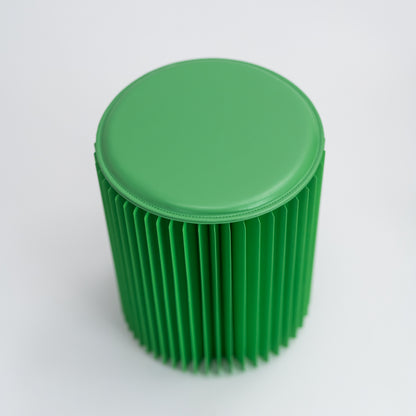 Concertina Paper Stool - Green