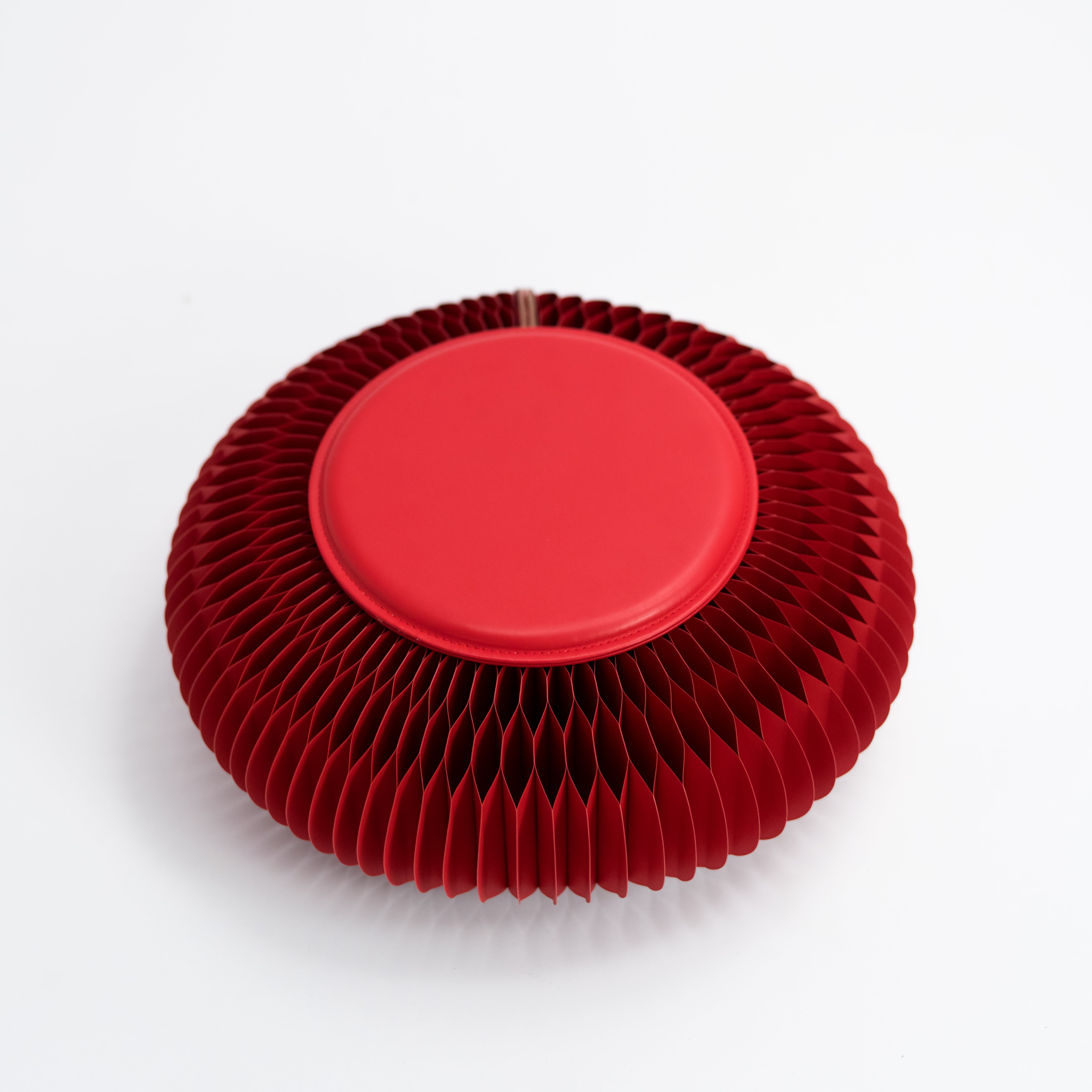 Paper Foot Stool - Red