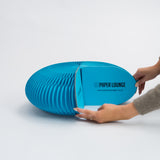 Paper Foot Stool - Blue