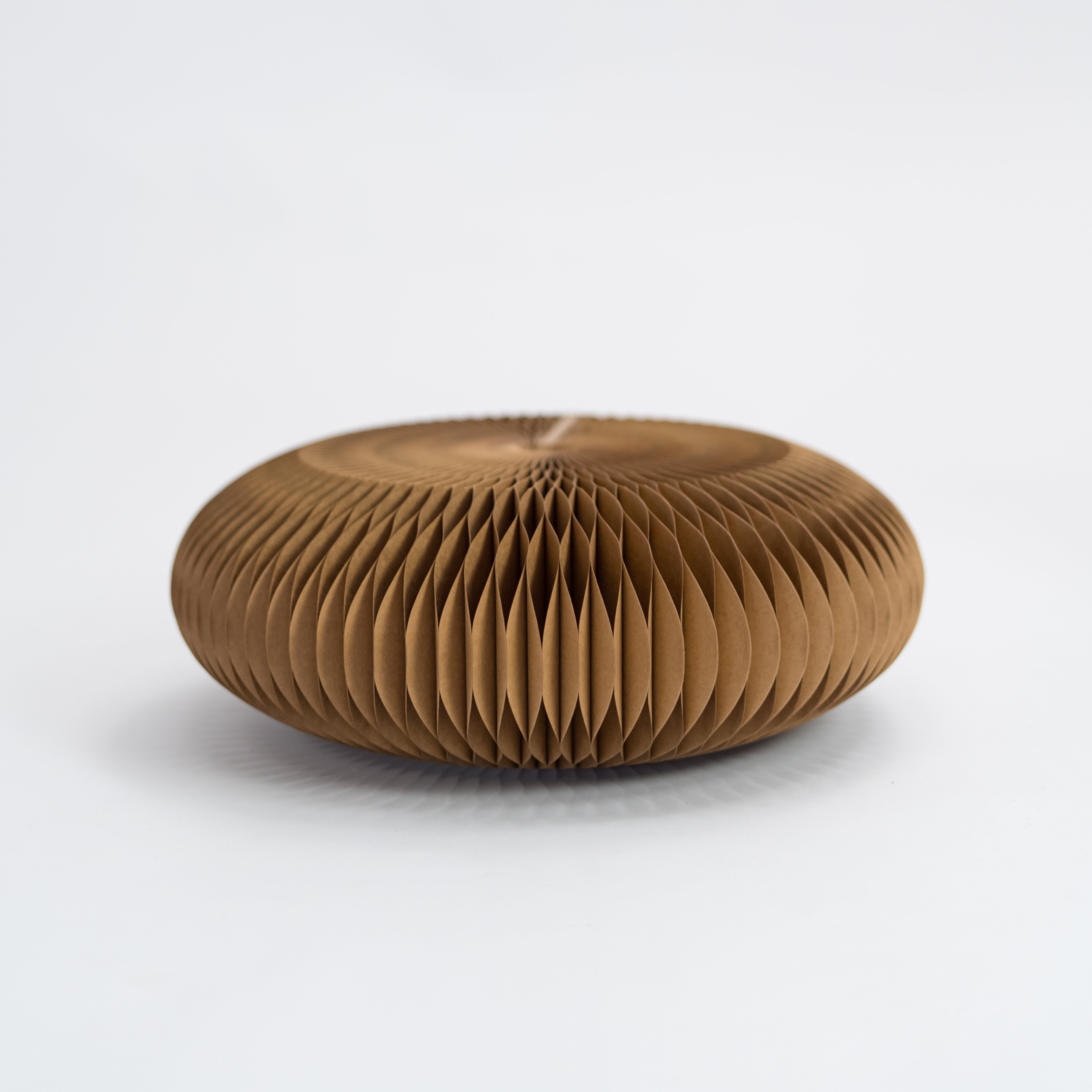 Paper Foot Stool - Brown