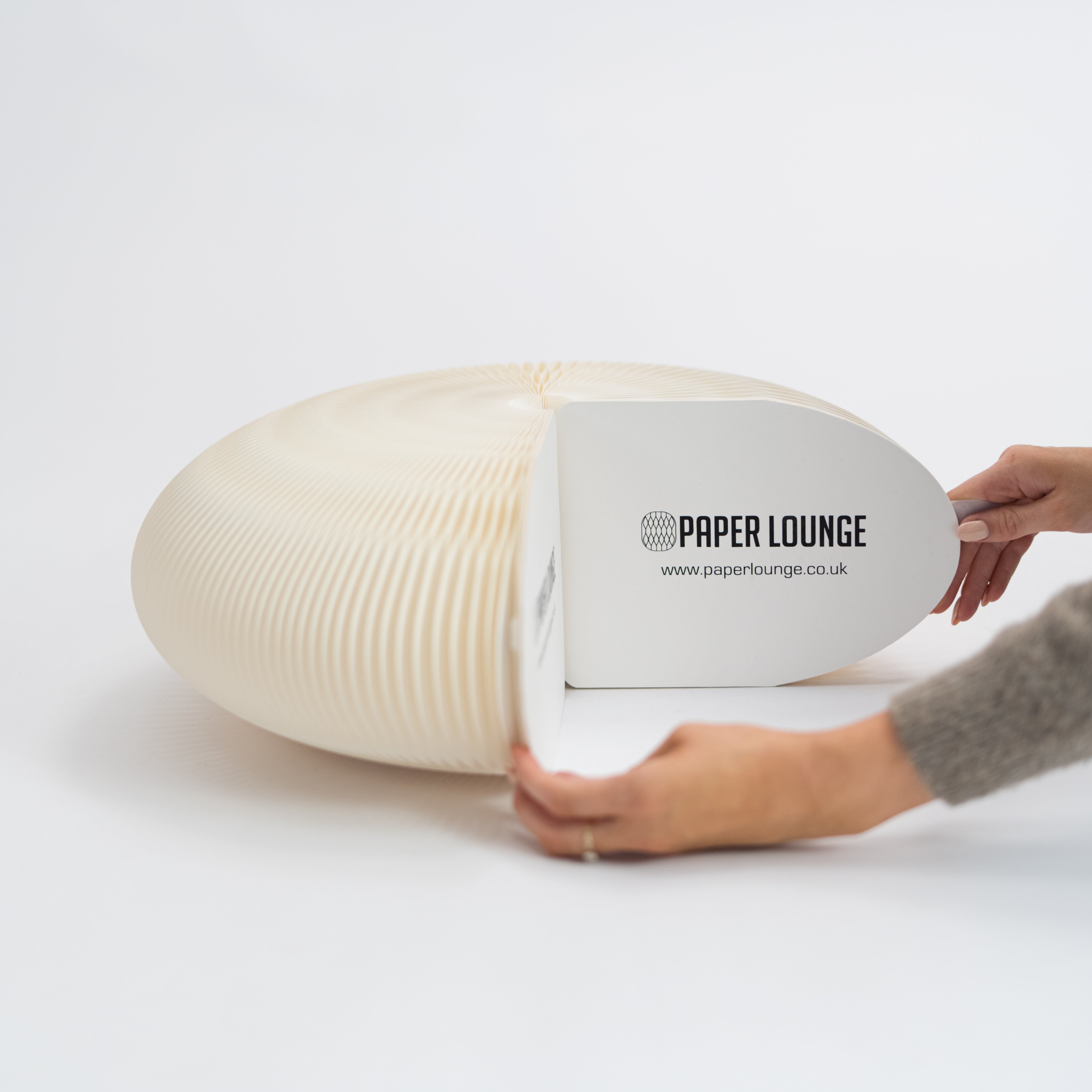 Paper Foot Stool - White