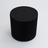 Foldable Circular Paper Table - Black