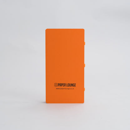 Foldable Circular Paper Table - Orange