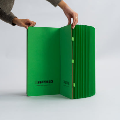 Foldable Circular Paper Table - Green