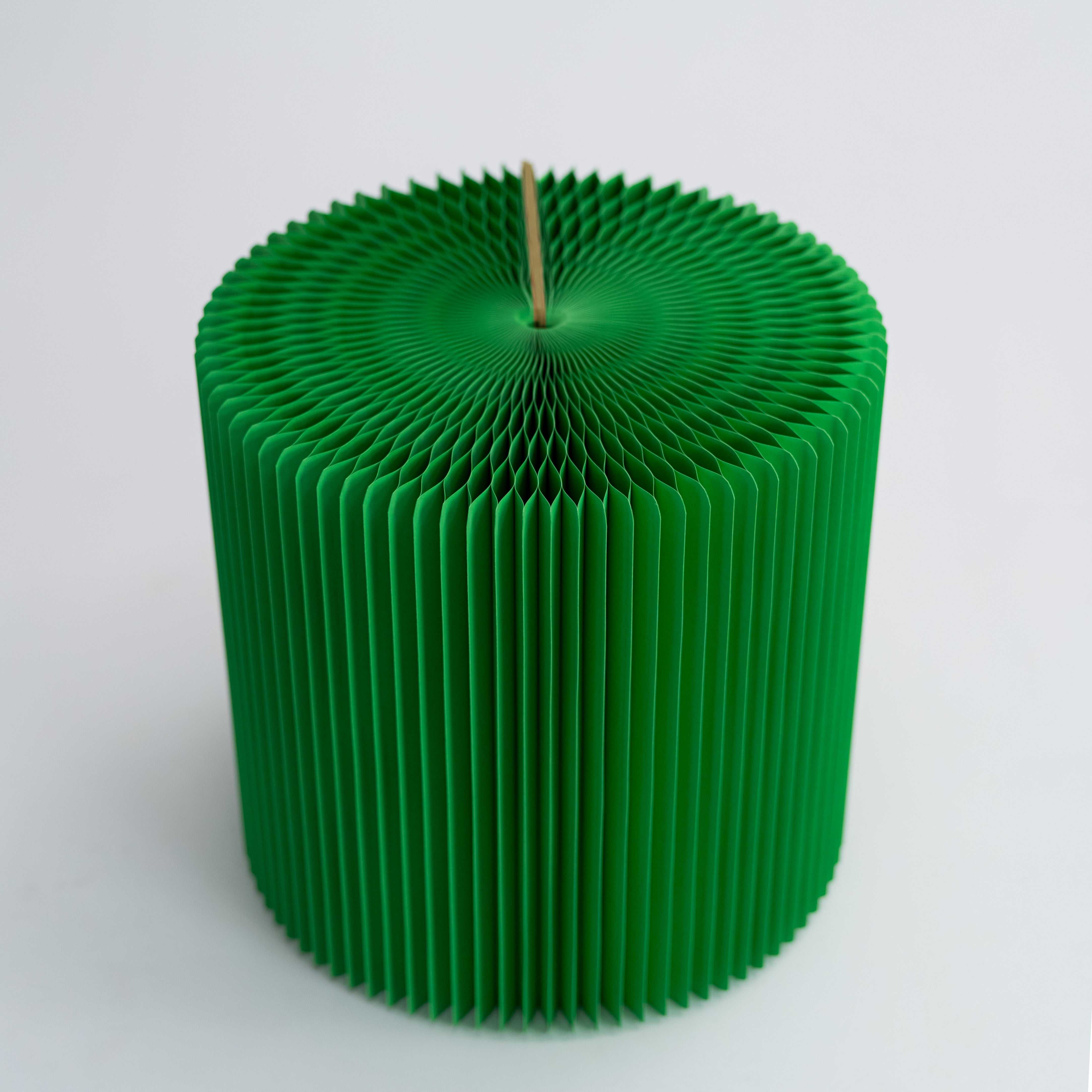 Green Foldable Circular Paper Table UK | Paper Lounge