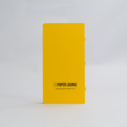 Foldable Circular Paper Table - Yellow