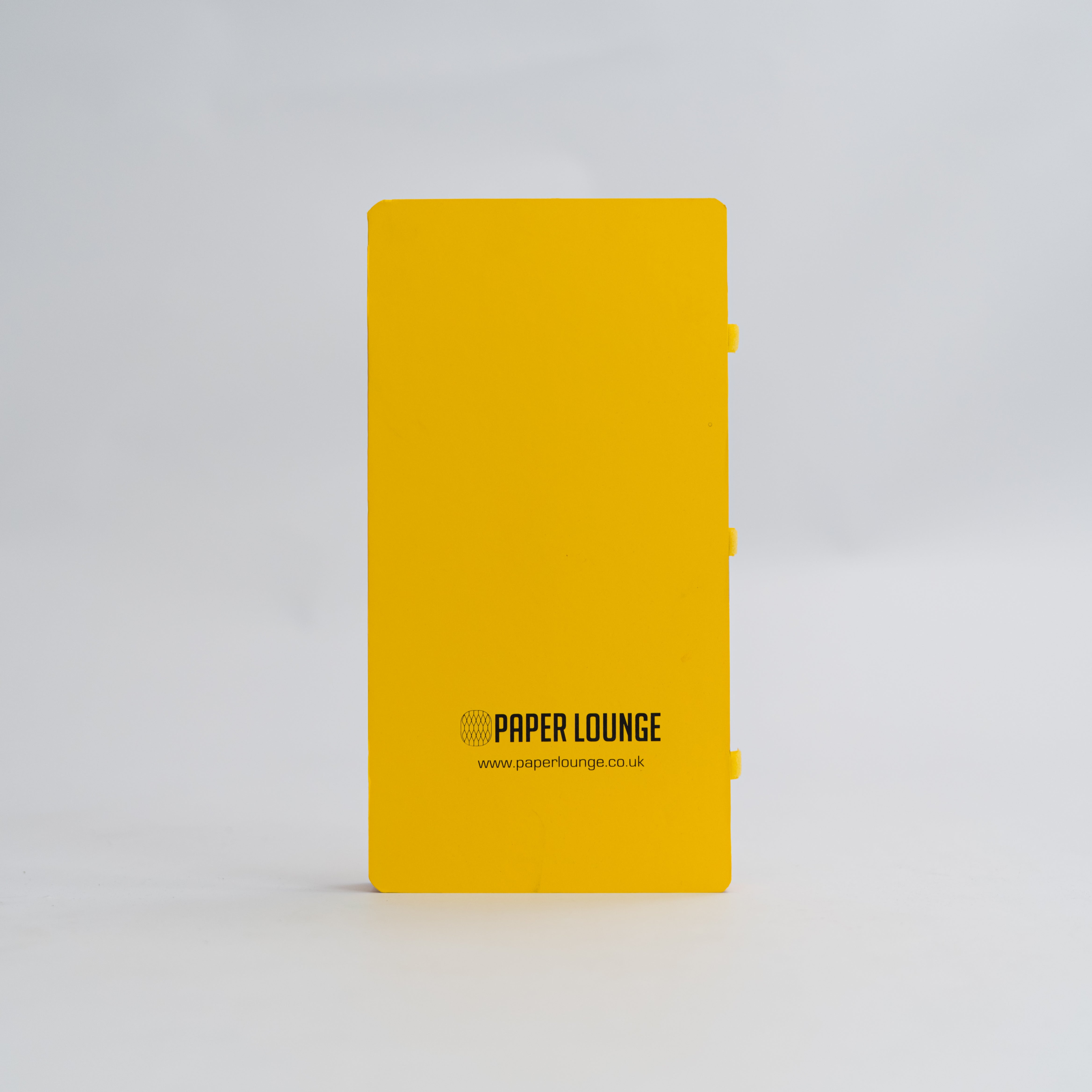 Foldable Circular Paper Table - Yellow