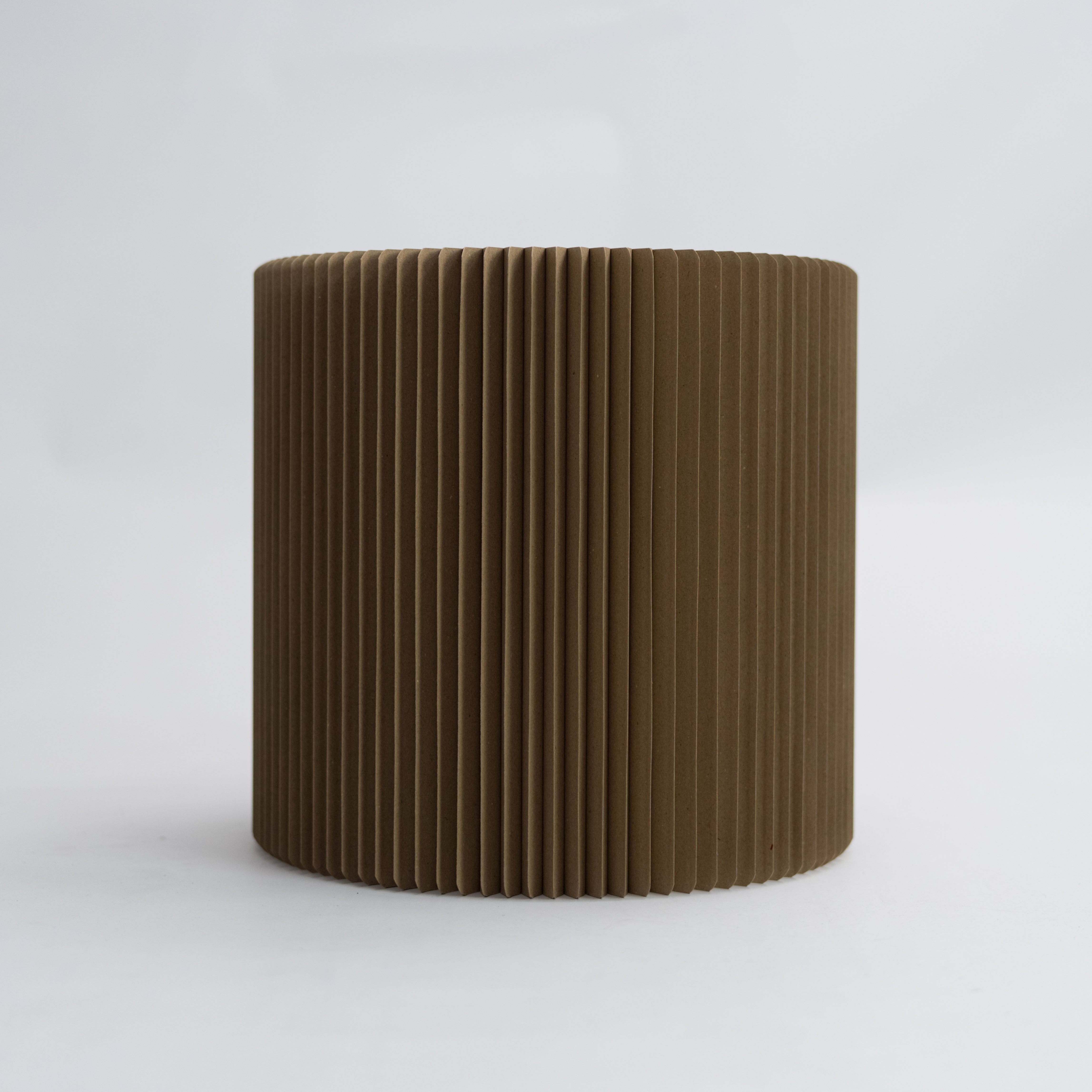 Foldable Circular Paper Table - Recycled