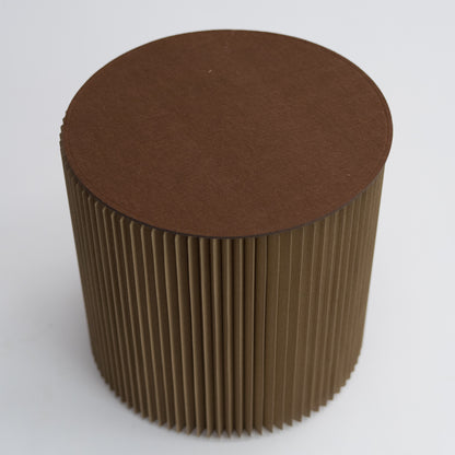 Foldable Circular Paper Table - Recycled