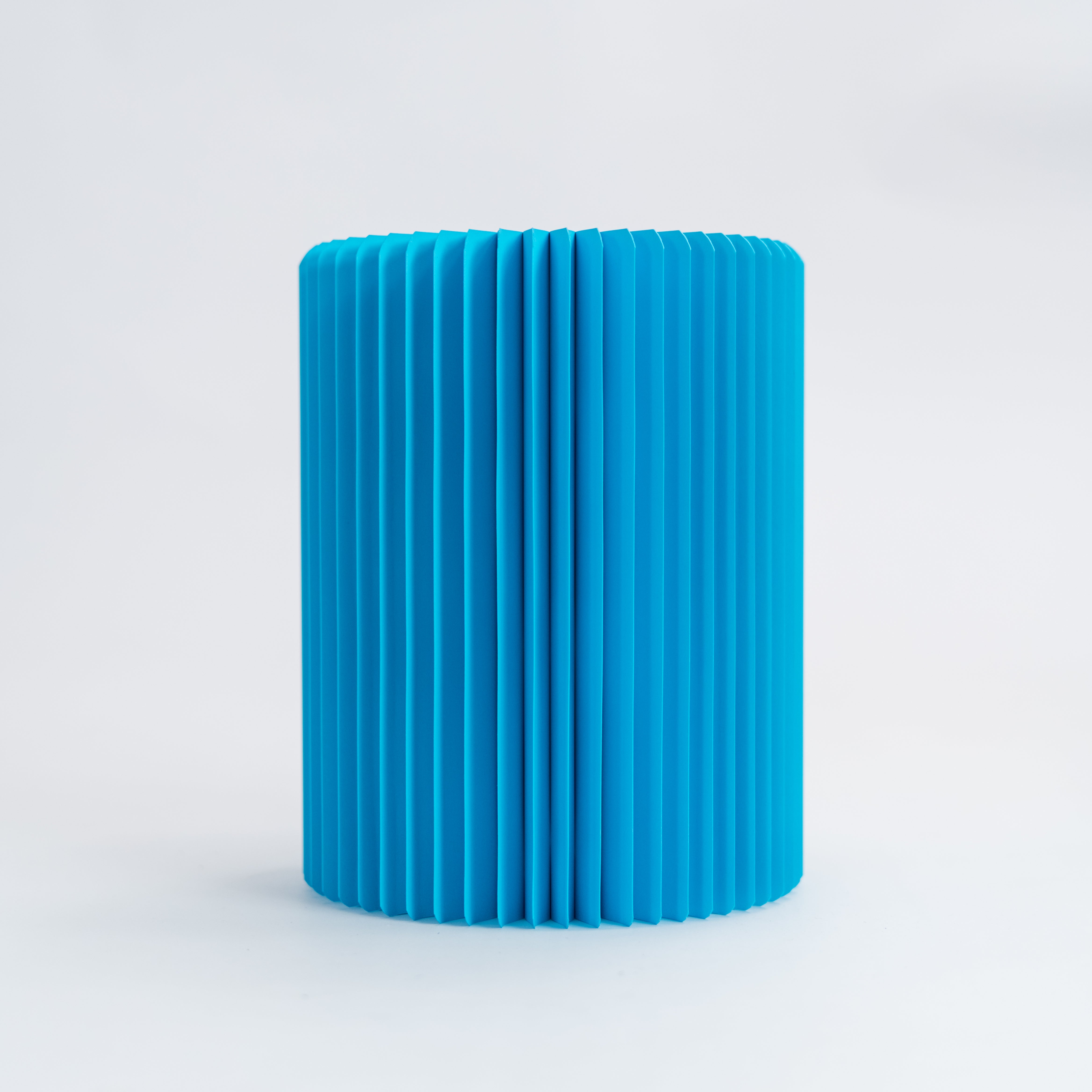 Concertina Paper Stool - Blue