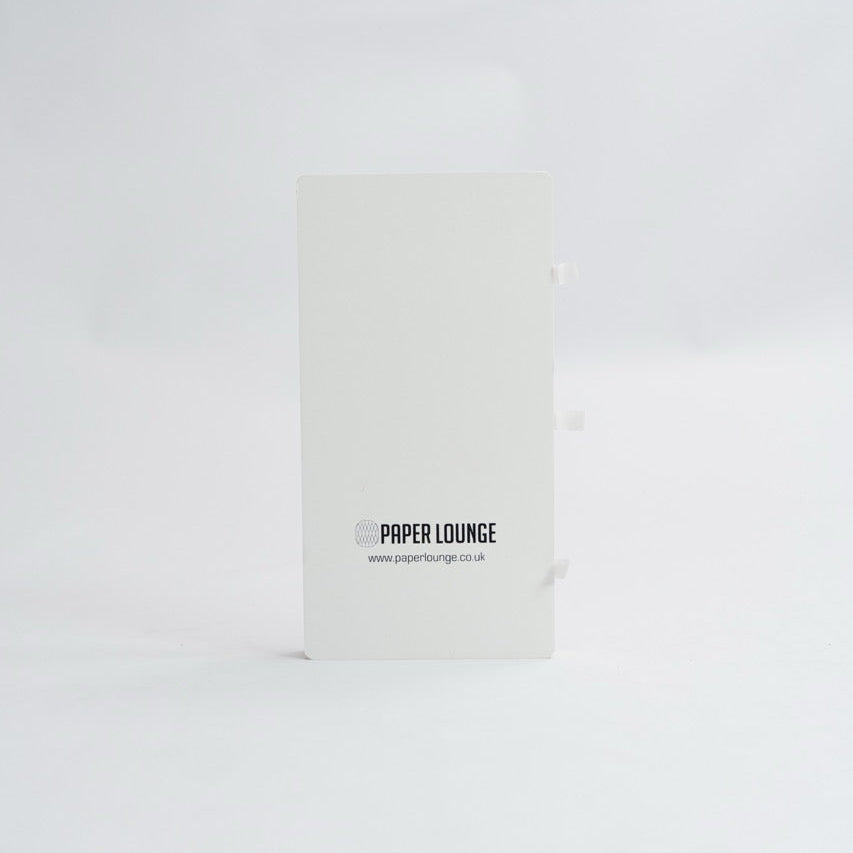 Foldable Circular Paper Table - White