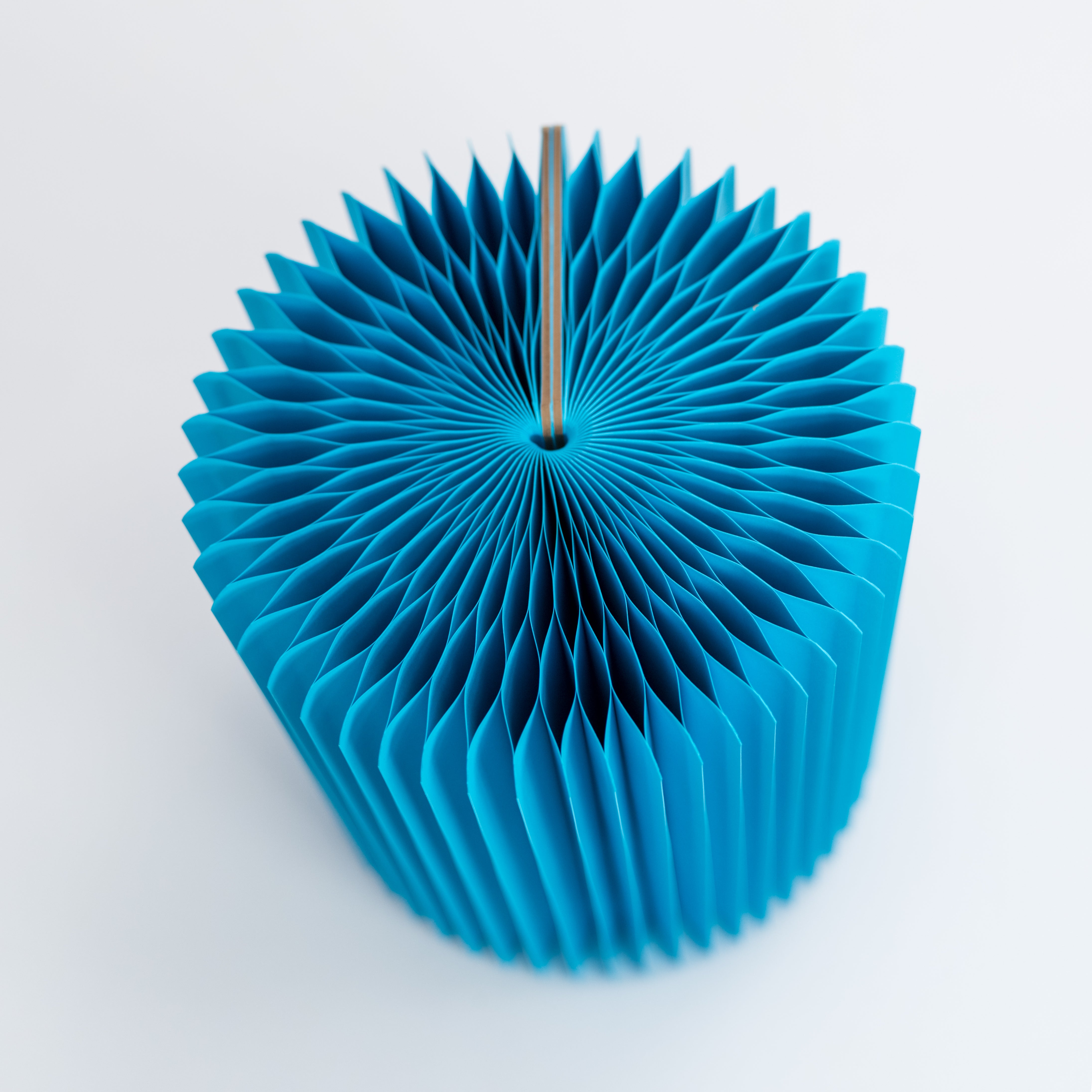 Concertina Paper Stool - Blue