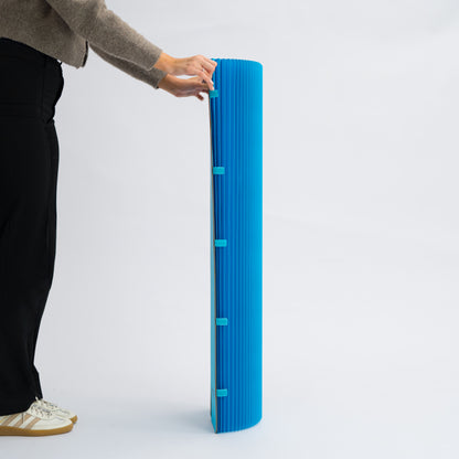 Pillar Display Table - Blue