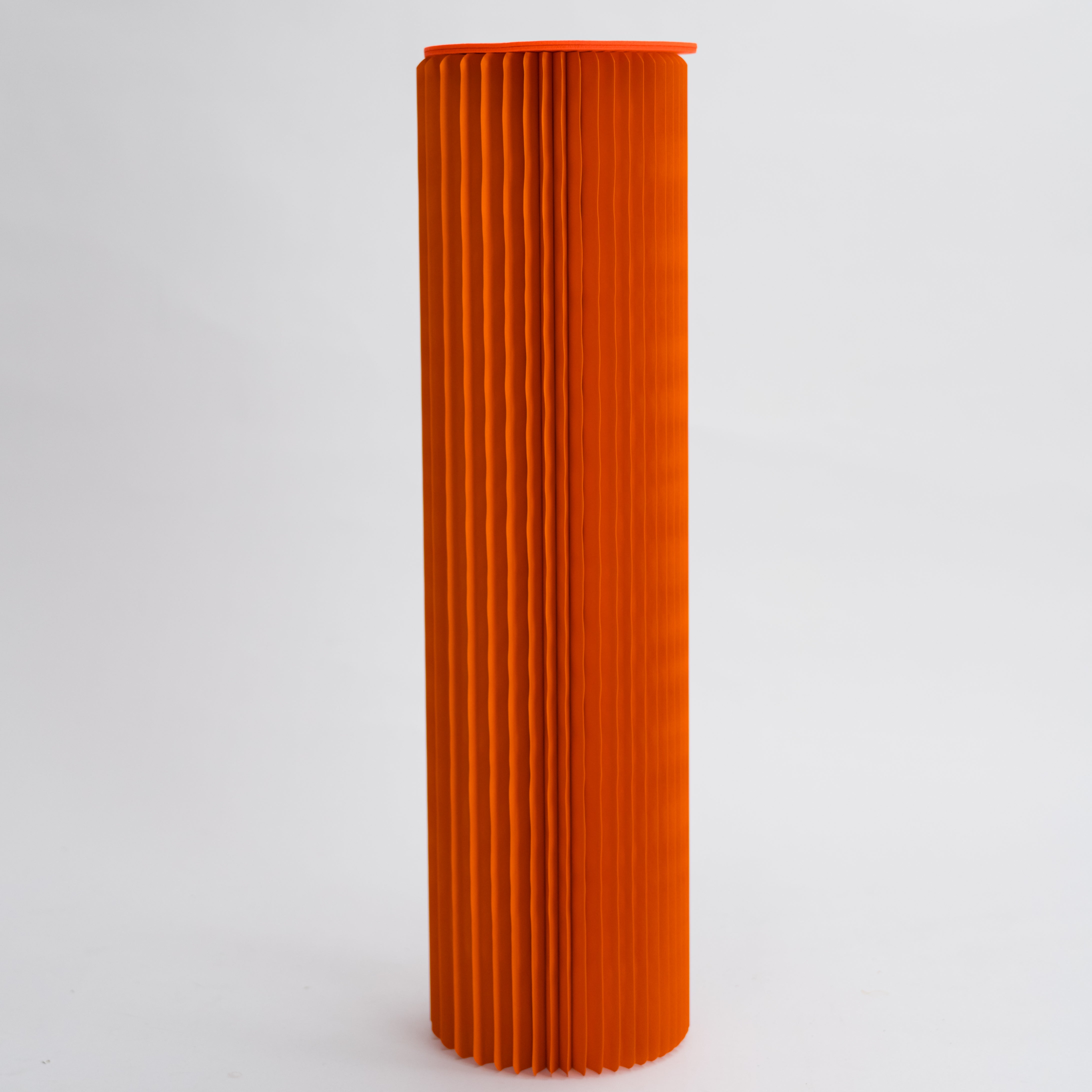 Pillar Display Table - Orange