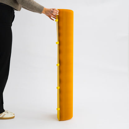 Pillar Display Table - Yellow