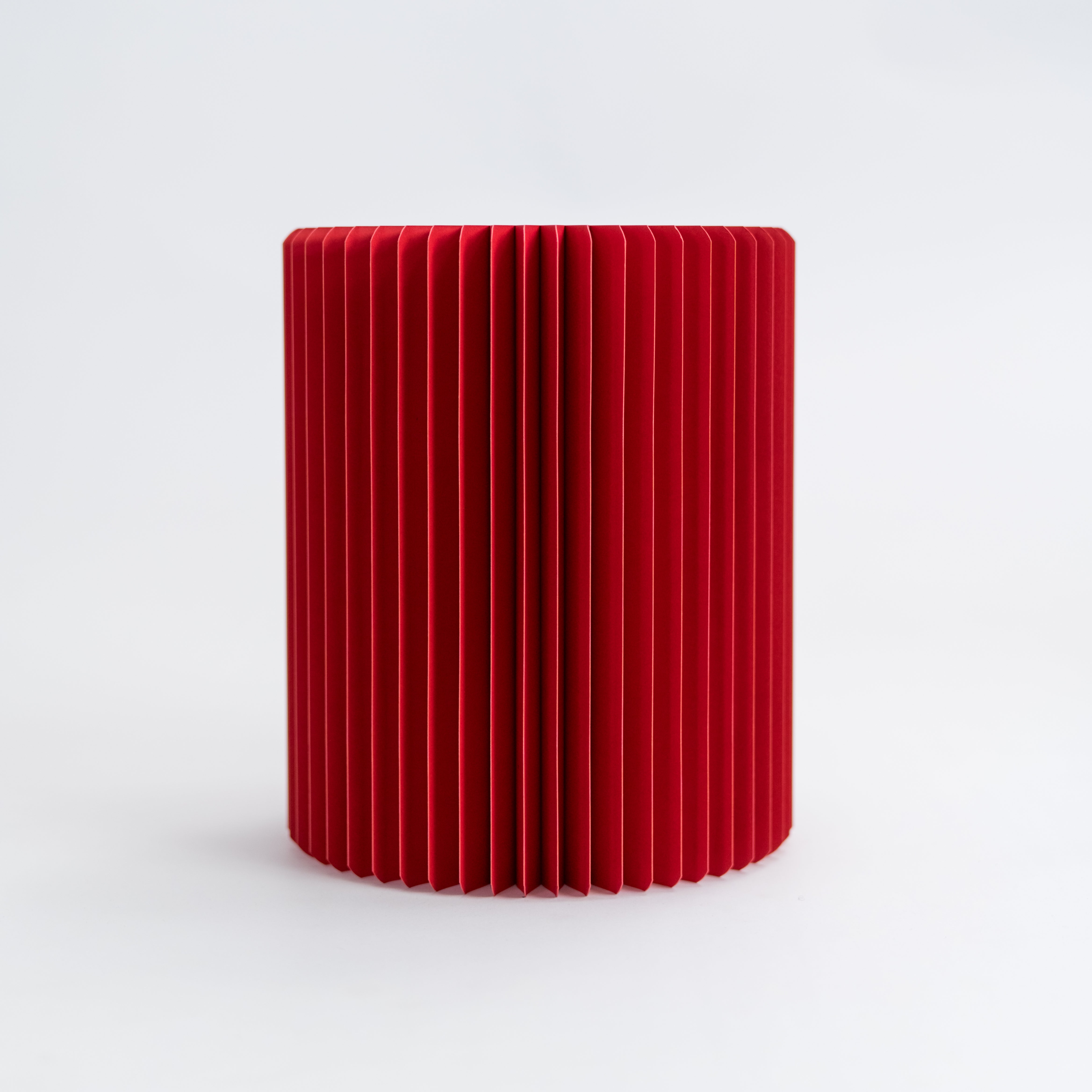 Concertina Paper Stool - Red