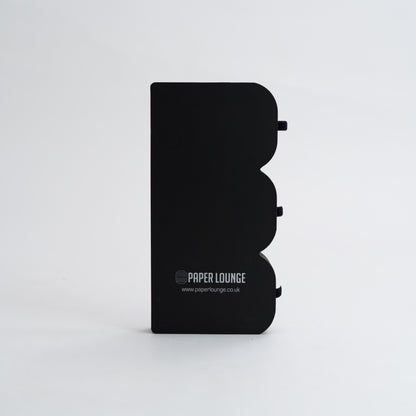 Fluted Paper Table- Black