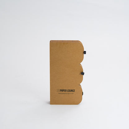 Fluted Paper Table- Brown