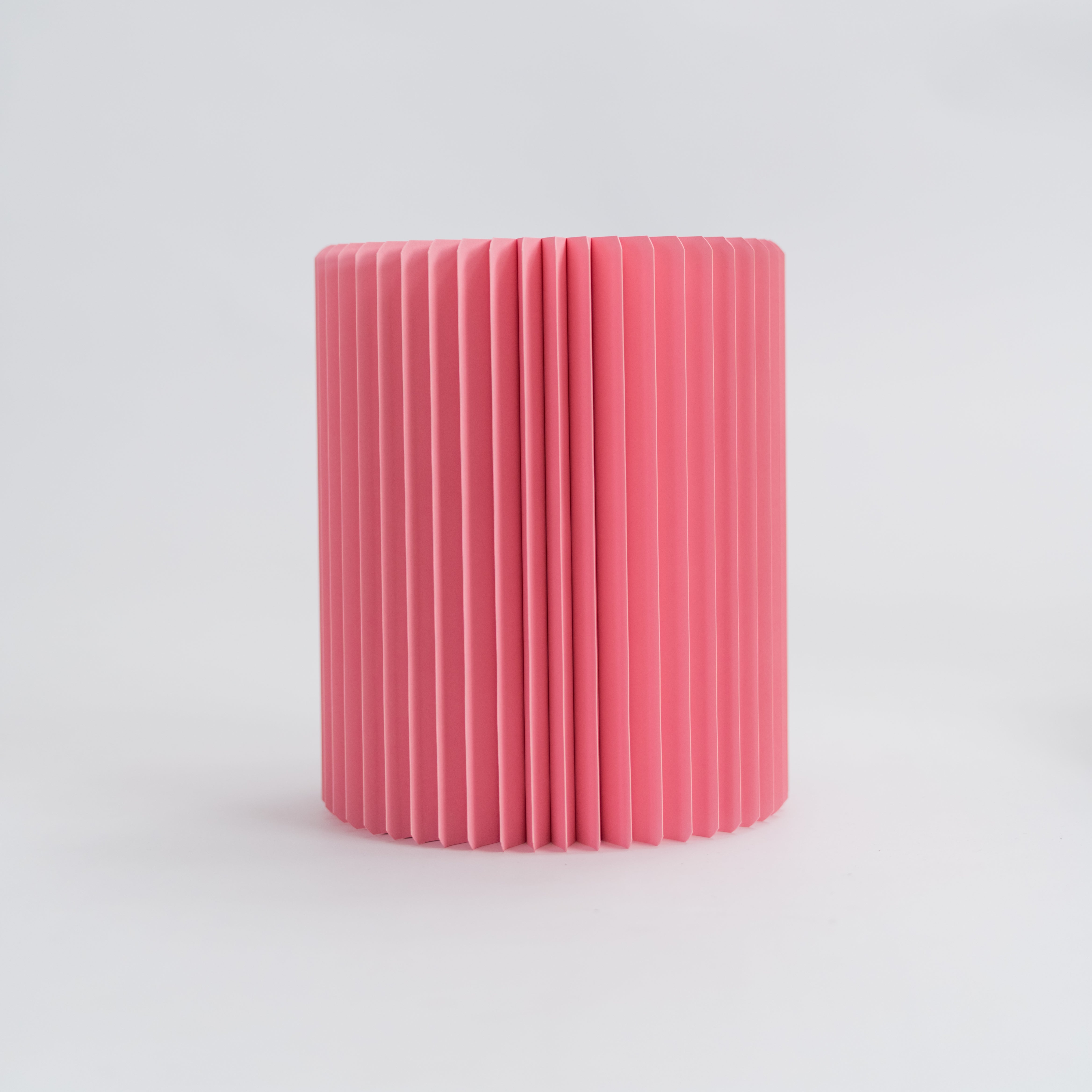 Concertina Paper Stool - Pink
