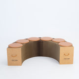 Foldable Paper Bench - Recycled