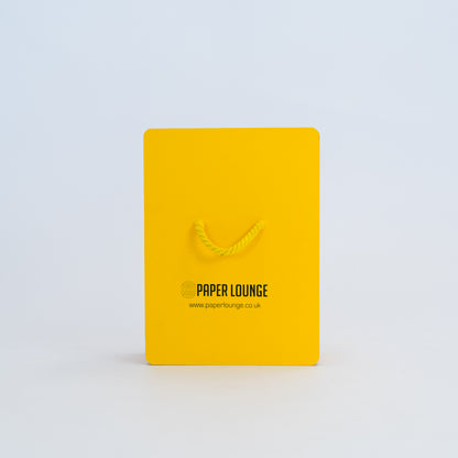 Foldable Paper Bench - Yellow