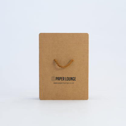 Foldable Paper Bench - Brown