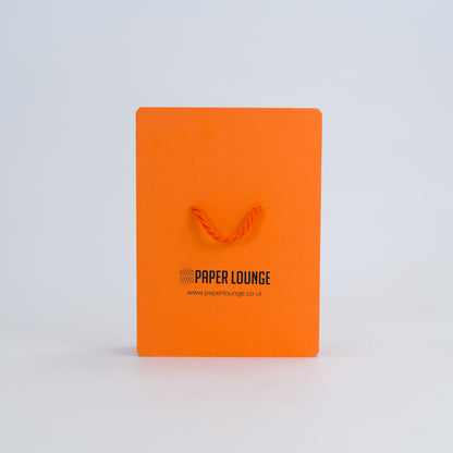 Foldable Paper Bench - Orange