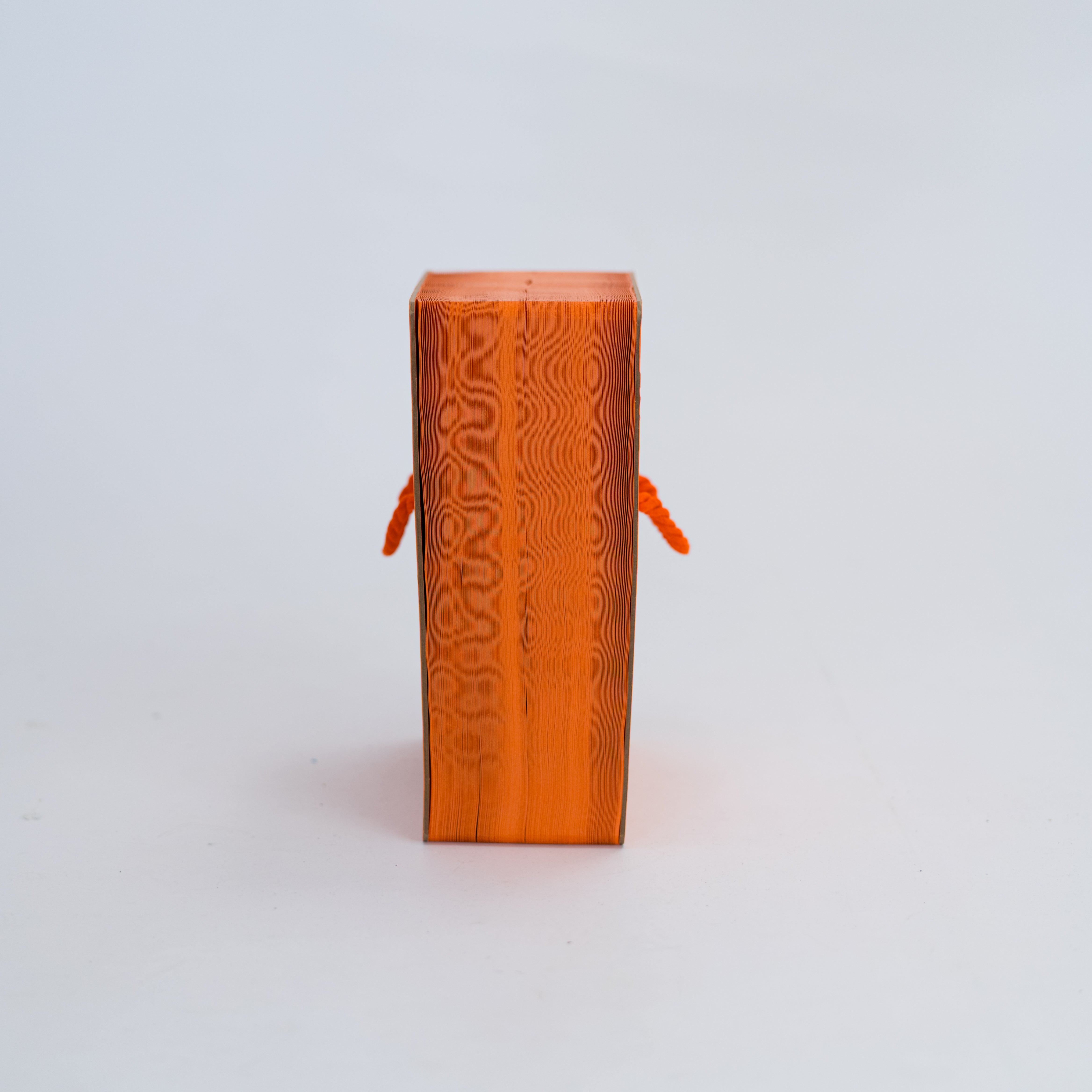 Foldable Paper Bench - Orange
