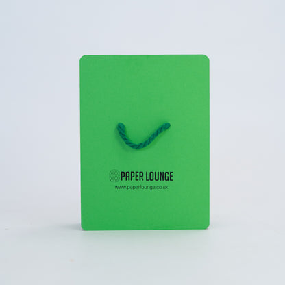 Foldable Paper Bench - Green