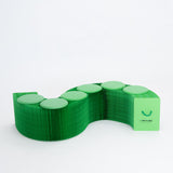 Foldable Paper Bench - Green