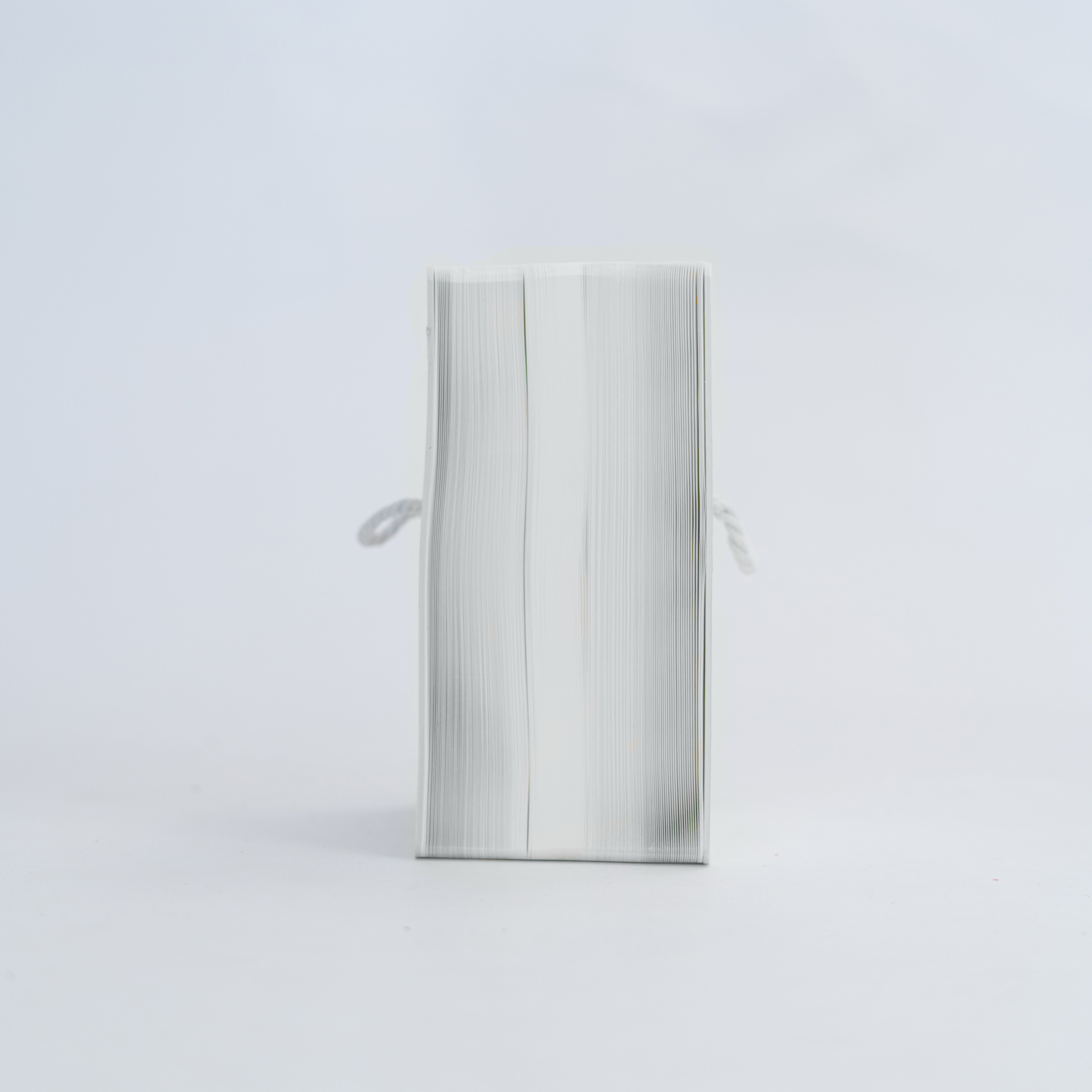 Foldable Paper Bench - White