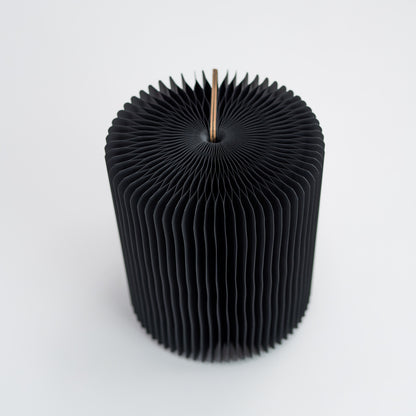Concertina Paper Stool - Black