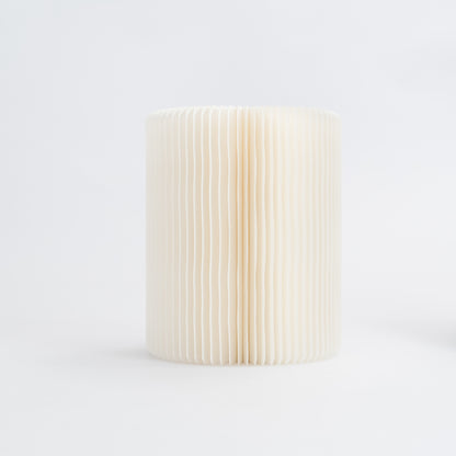 Concertina Paper Stool - White