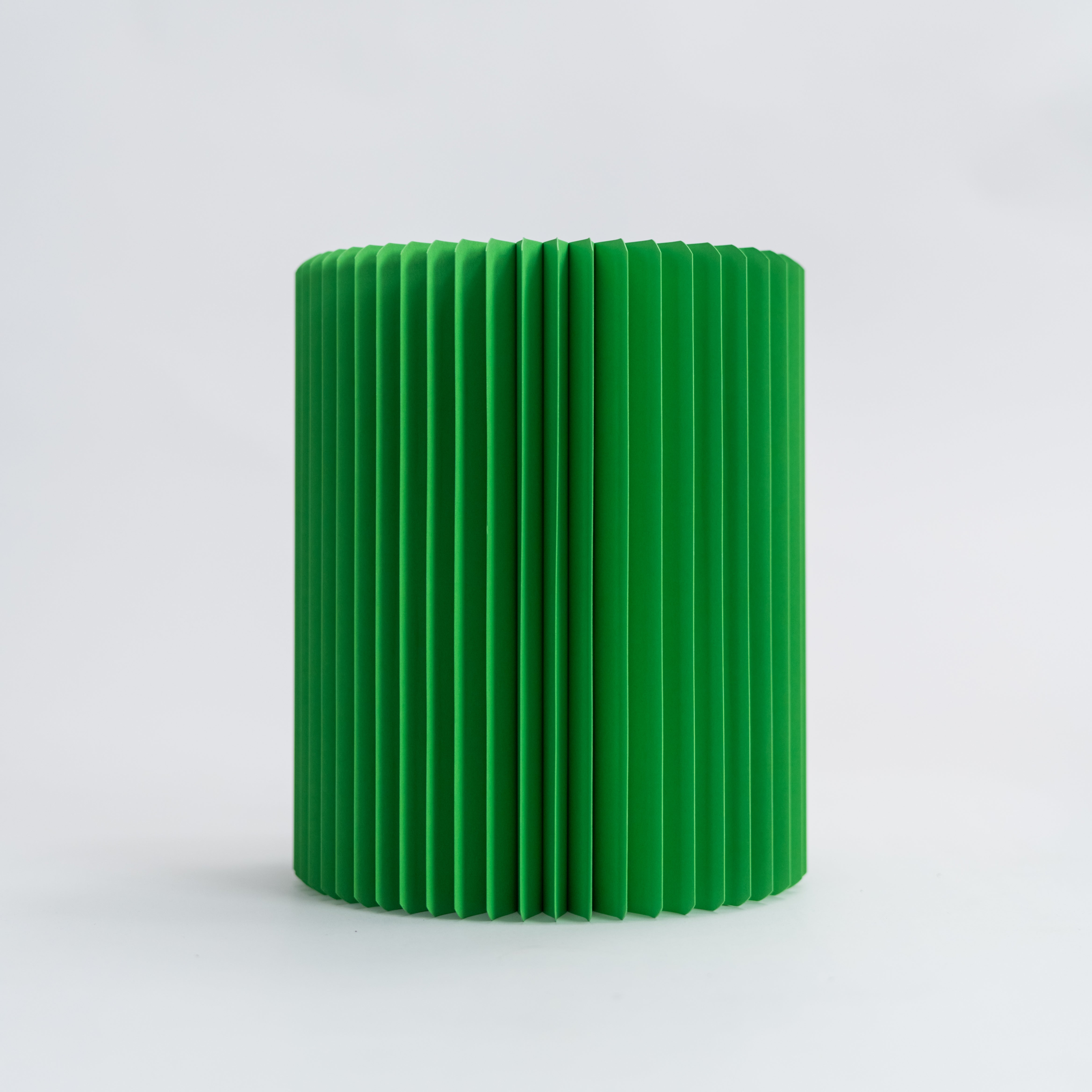 Concertina Paper Stool - Green
