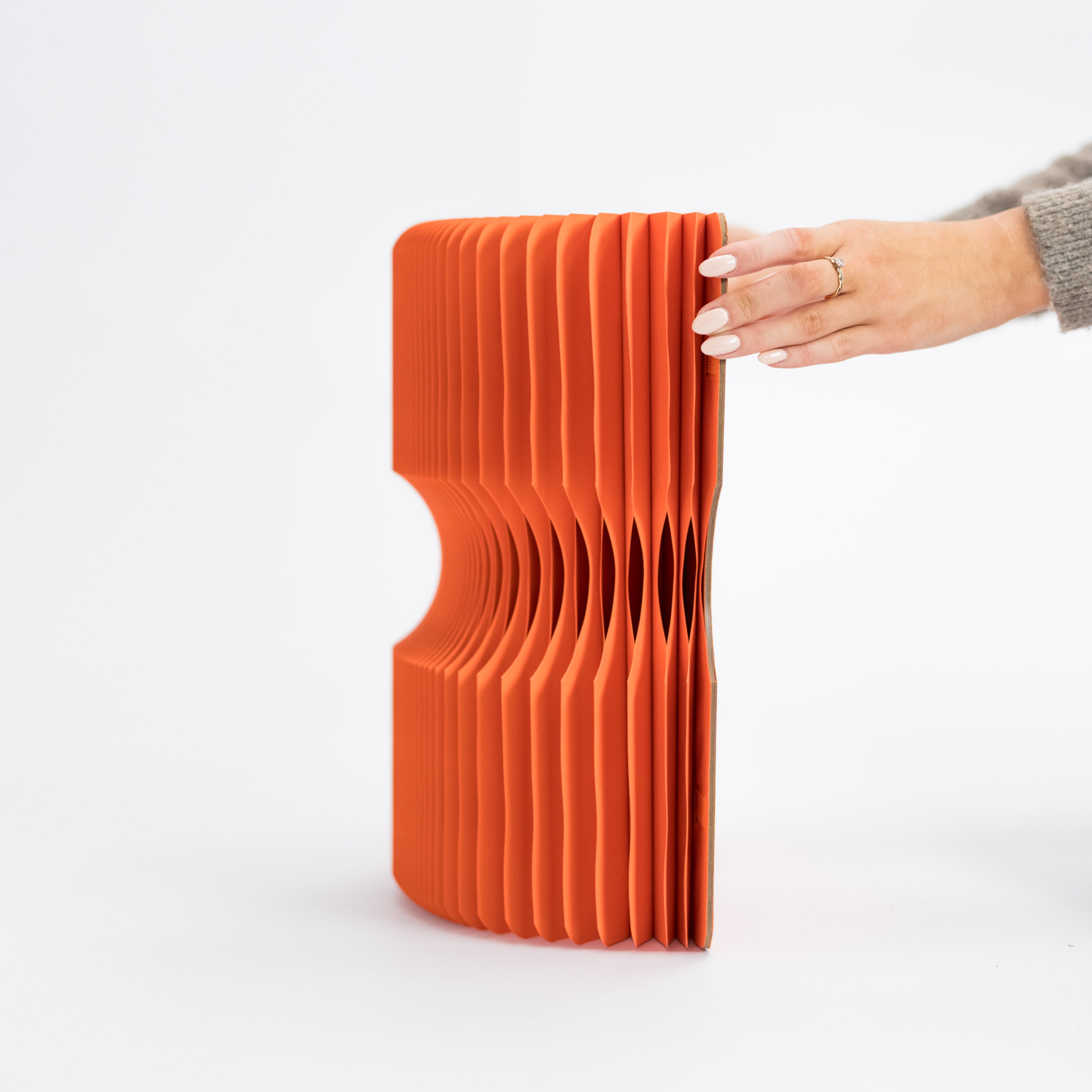 Diablo Paper Stool - Orange