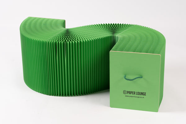 Bench From Paper Foldable Paper Benches UK | Paper Lounge