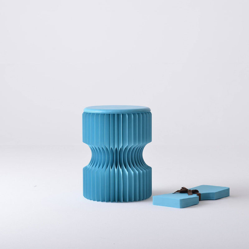 Diablo Paper Stool - Blue - Paper Lounge