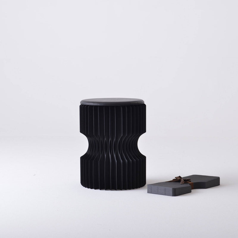 Diablo Paper Stool - Black - Paper Lounge