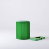 Concertina Paper Stool - Green - Paper Lounge