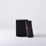 Concertina Paper Stool - Black - Paper Lounge